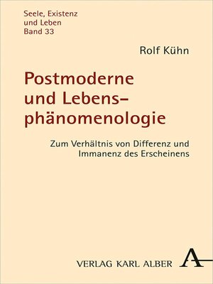 cover image of Postmoderne und Lebensphänomenologie